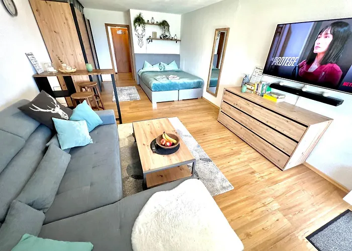 Moderne, 1-zimmer Mit Bergblick